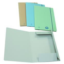 Brefiocart Cartelle e Cartelline CF20CARTELLA  ECO NEW  CON LEMBI ED ELASTICO TONDO      CAMOSCIO