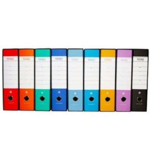 Brefiocart Registratori Registratori Nero  formato protocollo – dorso 8cm – f.to 28 5×35 cm verde