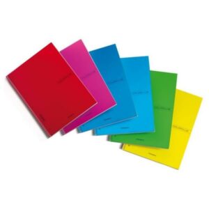 Blasetti Quaderni a spirale CF6 COLORCLUB PPL SPIRALATO CON FORI  –  COLORI ASSORTITI –  4M – 70 FF – 70 GR