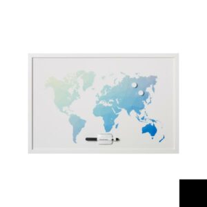 Bi-Office Lavagne e Planning LAVAGNA MAPPA MONDO MAGNET. 60X40