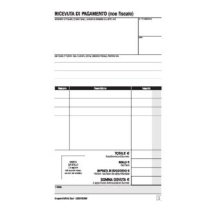 Data Ufficio Alberghi e ristoranti CF5RICEVUTE PAG.NO FISC.B B 16 8X10