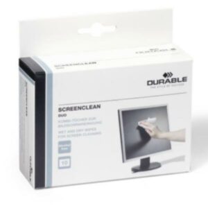 Durable Pulizia per informatica CF10SALVIETTE SCREENCLEAN DUO