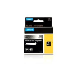 Dymo NASTRI PER ETICHETTATORI NASTRO IN POLIESTERE PERMAN. NERO/METALLO DA 12MMX5.5MT