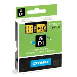Dymo NASTRI PER ETICHETTATORI NASTRO  D1 9MMX7M NERO/GIALLO