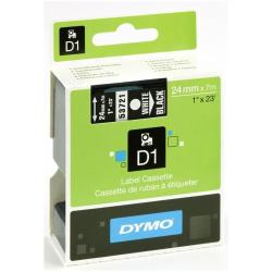 Dymo NASTRI PER ETICHETTATORI NASTRO D1 24MMX7M BIANCO/NERO