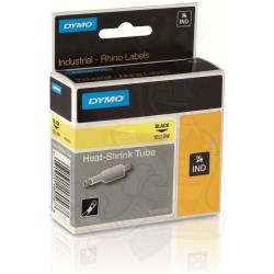Dymo NASTRI PER ETICHETTATORI NASTRI DYMO RHINO TERMO-RESTRING. NERO SU GIALLO 24 MM