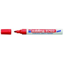 Edding Marcatori Marcatore permanente a vernice  rosso (punta scalpello Tratto 2 – 4 mm) (Conf. 10 pz)