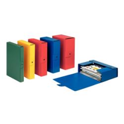 Esselte Scatole Progetto SCATOLE PORTAPROGETTI EUROBOX – ESSELTE – DORSO 8 CM – GIALLO (CONF.5)