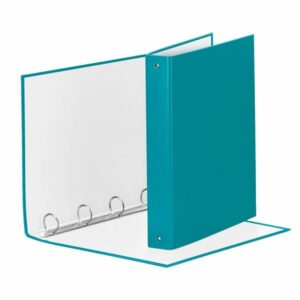 Esselte Raccoglitori MEETING  raccoglitore ad anelli 4-30-Tondo – f.to 22×30 cm TURCHESE