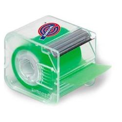 Eurocel Dispenser nastri adesivi Nastro adesivo scrivibile e removibile  50mm x 10mt  colore verde fluo con dispenser (conf.6)