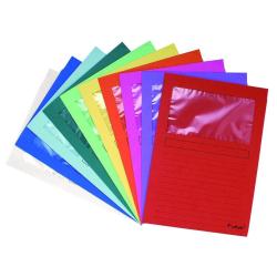 Exacompta Cartelle e Cartelline Realizzate in cartoncino 120 g/mq Capienza 50 ff A4 10 colori assortiti