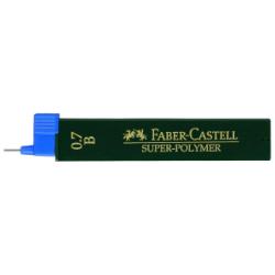 Faber Castell Portamine Mine Super-Polymer 9065  S-2H  tratto 0 5mm duro  nero e intenso  resistenti alla rottura  adatte ad ogni portamine (conf.12)