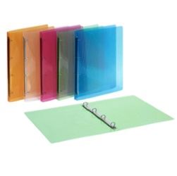 Favorit Raccoglitori CF20 RACCOGLITORI LUMINA 22X30 4TONDI D15 COLORI ASS (ARANCIO FUCSIA  VERDE AZZURRO NEUTRO) POLIPROPILENE
