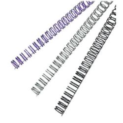 GBC Dorsi Metallici Dorsi metallici 21 anelli dorso 10 mm argento (conf.100)