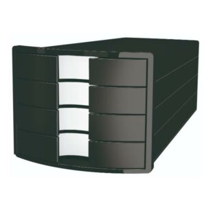 Han Cassettiere CASSETTIERA IMPLUS 4 CASSETTI NERA