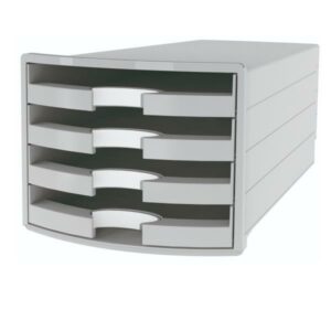 Han Cassettiere CASSETTIERA IMPULS CON 4 CASSETTI APERTI GRIGIO