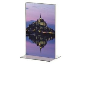 Lebez Porta depliant da tavolo e da parete PORTADEPLIANT ACRILICO 10X15