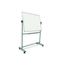 Arda Lavagne e Planning LAVAGNA MAGNETICA GIREVOLE – BIFACCIALE- CORNICE ALLUMINIO- VASCHETTA CM 90X120 – H. 178 CON 4 RUOTE PIU  CAVALLETTO