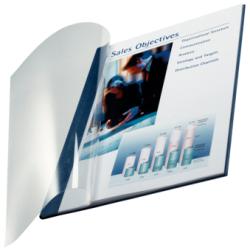 Leitz Copertine per rilegatura SC10 pzimpressBIND copertina flessibile fronte trasp. – f.to A4 dorso 14 mm (106-140 fogli)Blu