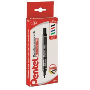 Pentel Marcatori CF4MARCAT N50 N/B/R/V PUNTA TONDA