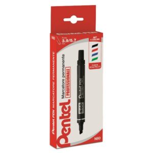 Pentel Marcatori CF4MARCAT N60 N/B/R/V PUNTA TONDA