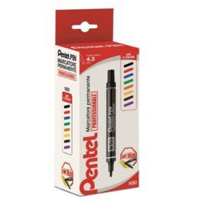 Pentel Marcatori CF8MARCAT N50 COL VARI PUNTA TONDA