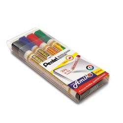 Pentel Marcatori CF4MARCAT PCONICA N/R/V/B AMIKO