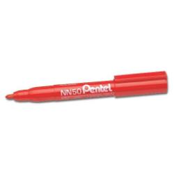 Pentel Marcatori Marcatore NN50ECO punta tonda rosso 4 3 mm (conf.12)