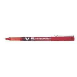 Pilot Roller Roller V5  rosso punta 0 5 tratto 0 3 mm (conf.12)