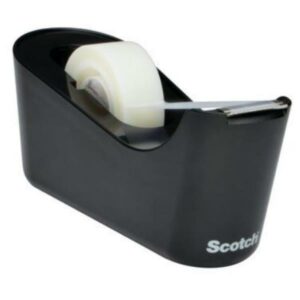Scotch Dispenser nastri adesivi DISPENSER C18+1ROTOLO 19X33 NERO