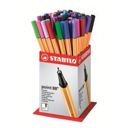 Stabilo Penne punta in fibra ESP. 60PZ POINT88 COL ASS