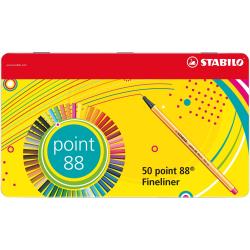 Stabilo Penne punta in fibra CF50 FINELINER POINT 88  COL ASS