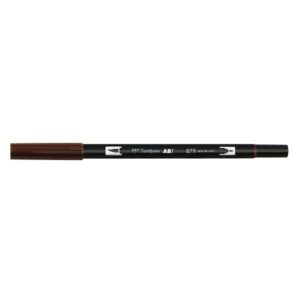 Tombow Marcatori CF6 PENNARELL0 DUAL BRUSH MARRONE