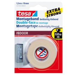 Tesa Nastri biadesivi NASTRO BIAD 19MMX1 5M BIANCO
