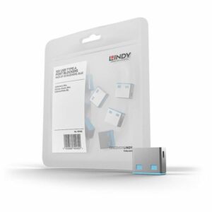 Lindy PORTATILI Serrature addizionali per porte USB Blu