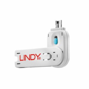 Lindy PORTATILI Serrature per porte USB Blu