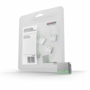 Lindy PORTATILI Serrature addizionali USB A verde