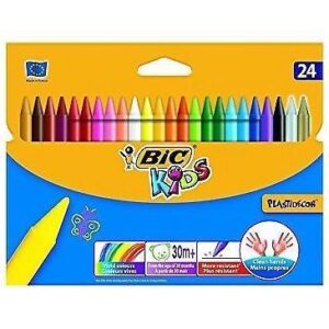 Bic Pastelli CF24PASTELLI BIC KIDS PLASTIDECOR