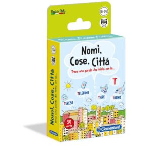 Clementoni Giochi da Tavolo Carte Nomi  cose  città