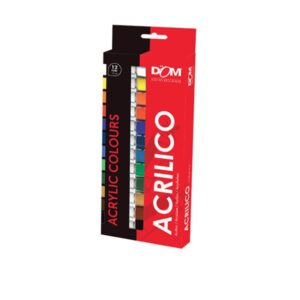 CWR Tubi tempera COLORI ACRILICI – SCATOLA 18 TUBI ML.12 – COL. ASS.
