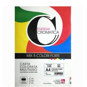 CWR Album e blocchi da disegno CARTA CROMATA FORTE 100FG A4 ASS