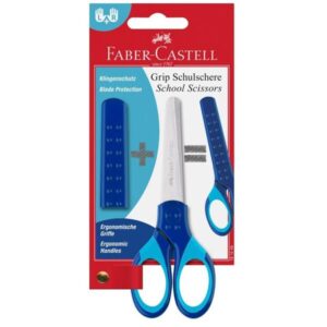 Faber Castell Forbici bimbo BLISTER CON FORBICE SCUOLA BLU