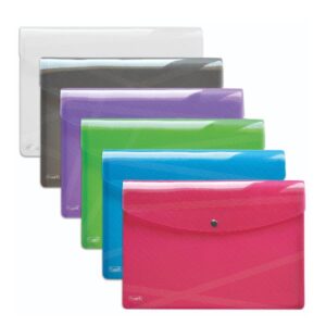Favorit Buste in Plastica BUSTA CON BOTTONE HAWAI A4 ASSORTIT