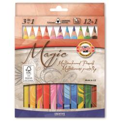 Koh-I-Noor Pastelli SCATOLA CONTENENTE 12 MATITE COLORATE MAGIC   BLENDER