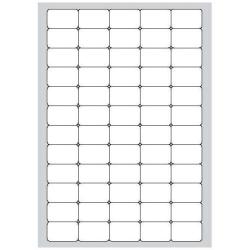 Megastar Etichette Indirizzi / Pacchi Etichette bianche angoli arrotondati – Laser/Inkjet/Copiatrici – 37,5×23,5 – 100 ff