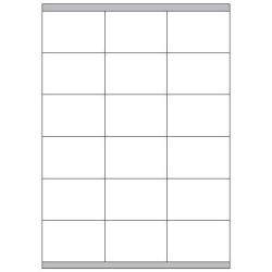 Megastar Etichette Indirizzi / Pacchi Etichette bianche con margini – Laser/Inkjet/Copiatrici – 70×48 – 100 ff