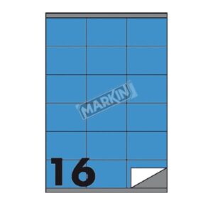 Markin Etichette Indirizzi / Pacchi CF1600 ETICHETTE    105X36 BLU