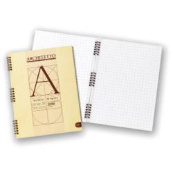 Pigna Blocchi Ufficio Blocchi Architetto A4 spiralato  Fg. 40  10 mm  100 gr/mq (conf.10)