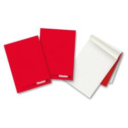 Pigna Blocchi Ufficio Blocchi collati Master A4 colore bianco  Fg. 90  80 gr/mq copertina patinata 115gr/mq (conf.5)