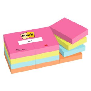 Post-it Cartoncini colorati CF12 PI 38X51MM 12X100FF POP